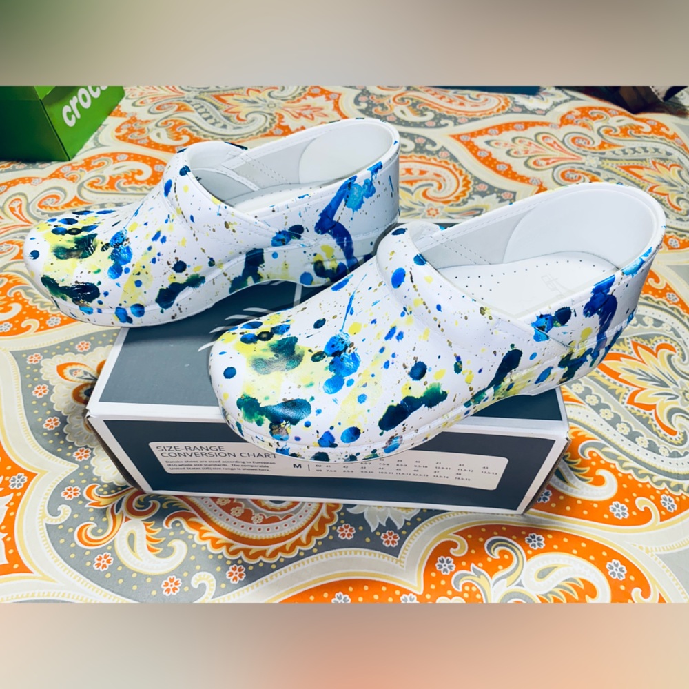 Dansko Paint Splatter